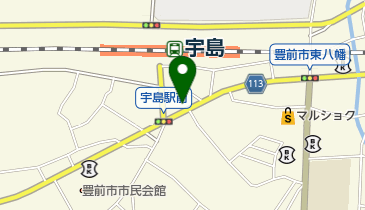 丸越ストアーの地図画像