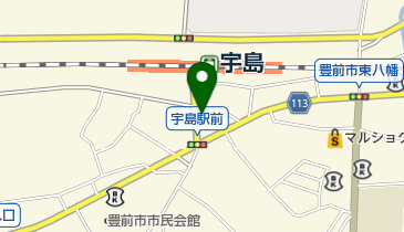 樋田電機店の地図画像