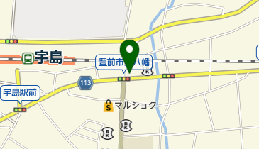 つるや豊前店の地図画像