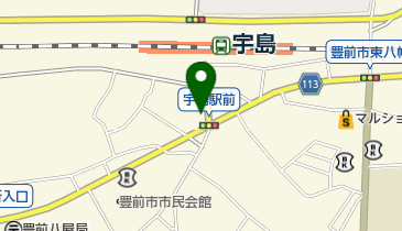 宮本食糧品店の地図画像