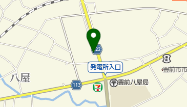 はちや調剤薬局の地図画像