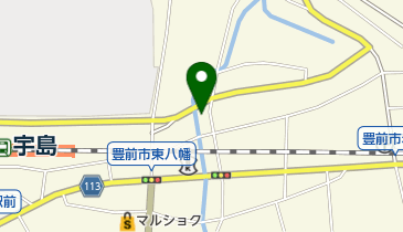 臼木理容院の地図画像