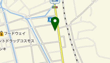 クリーニング・なかま 工場の地図画像