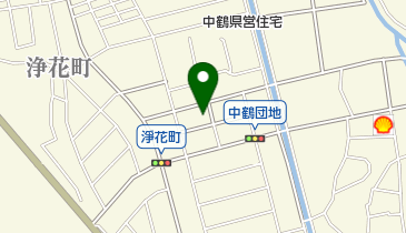 あべ理容店の地図画像