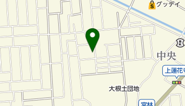 花田理容店の地図画像