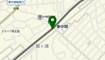 焼とりふじの地図画像