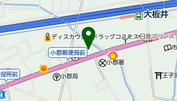 山田家具店の地図画像