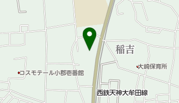 小郡キリスト教会の地図画像