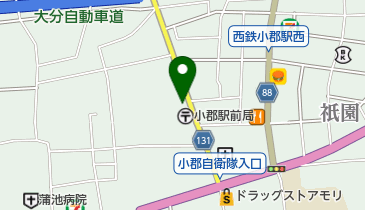 西山ふとん店の地図画像