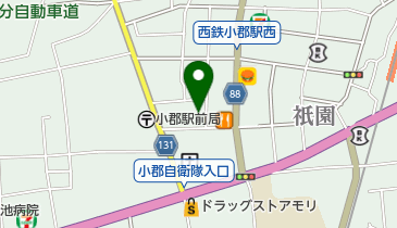 上町調剤薬局の地図画像
