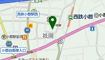 炭火焼鳥壱光の地図画像