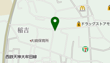 小郡市立大崎教育集会所の地図画像