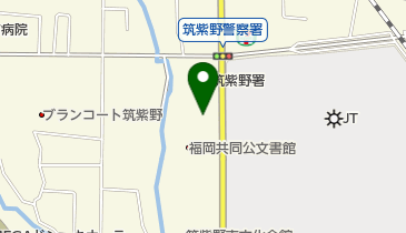 福岡県赤十字血液センターの地図画像