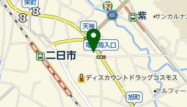 ちくしのサイクル藤田の地図画像