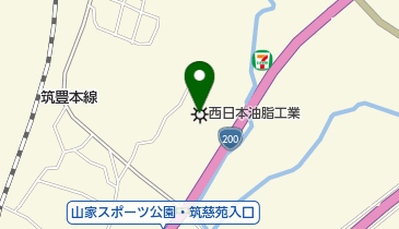 西日本油脂工業株式会社の地図画像
