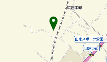 山家宝満宮の地図画像