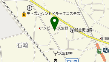 スカイハイツ朝倉街道2管理室の地図画像