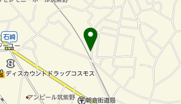 たばる理容店の地図画像