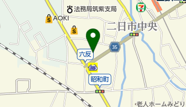 筑紫野市役所 二日市コミュニティセンターの地図画像