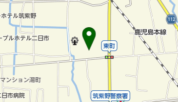 筑紫野市役所 ヤングテレフォンちくしのの地図画像