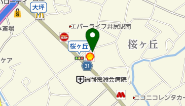 北川自動車整備工場の地図画像