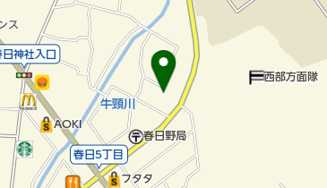 アトリエ木下春日南通り店の地図画像