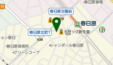 ホームアスリート株式会社ミニミニFC春日原店の地図画像