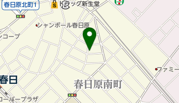 コロナ理容店の地図画像