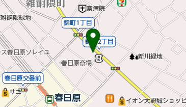 バイクルハウスナカシマの地図画像