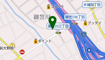 岡本クリーニング店の地図画像