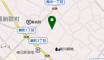 ヘアーサロン西海の地図画像