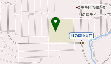 大野城市留守家庭児童保育所 月の浦小学校区の地図画像
