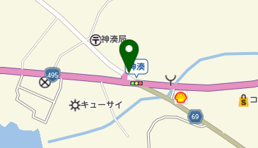 有限会社新海商店の地図画像