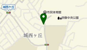 日本聖公会宗像聖パウロ教会の地図画像