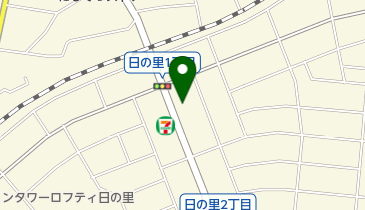 100円クリーニングコインズ日の里店の地図画像