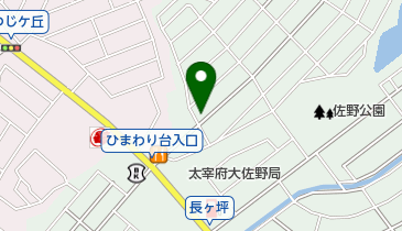 大坪長生館の地図画像