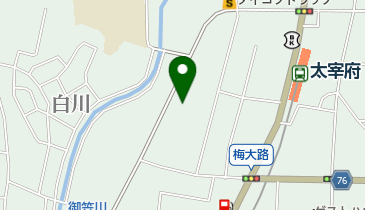 太宰府市 新町公民館の地図画像