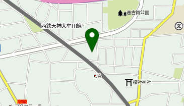 太宰府つどいの家の地図画像
