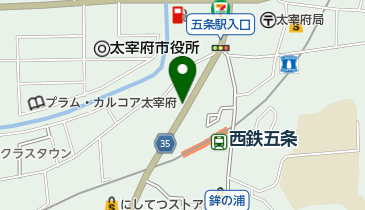 ヘアーサロンニュー五条の地図画像