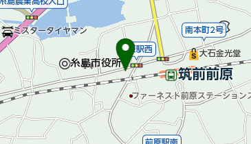 はんこはんず前原店の地図画像