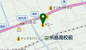 きょくとうペリカン倶楽部 サニー前原店の地図画像
