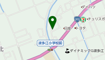 山崎内装店の地図画像