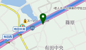 有田動物病院の地図画像