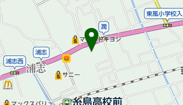 ママファミリー美容室前原店の地図画像