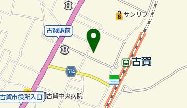 古賀市商工会の地図画像