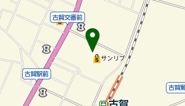 丸珠物産古賀店の地図画像