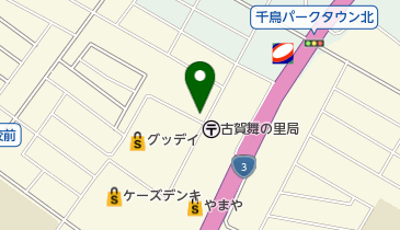 舞の里直江動物病院の地図画像