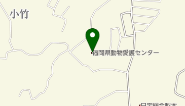 福岡県動物愛護センターの地図画像
