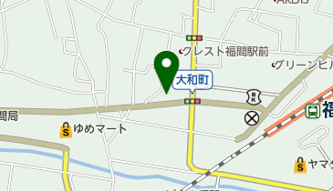 ふくや化粧品店の地図画像