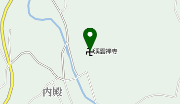 渓雲寺の地図画像